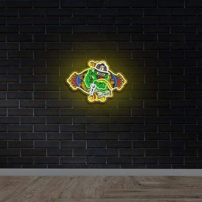Dirty Nickel - Premium Neon Artwork