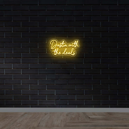 Dustin with the Deals - Premium Neon Artwork