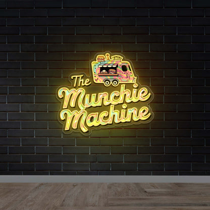 The Munchie Machine - Premium Neon Artwork