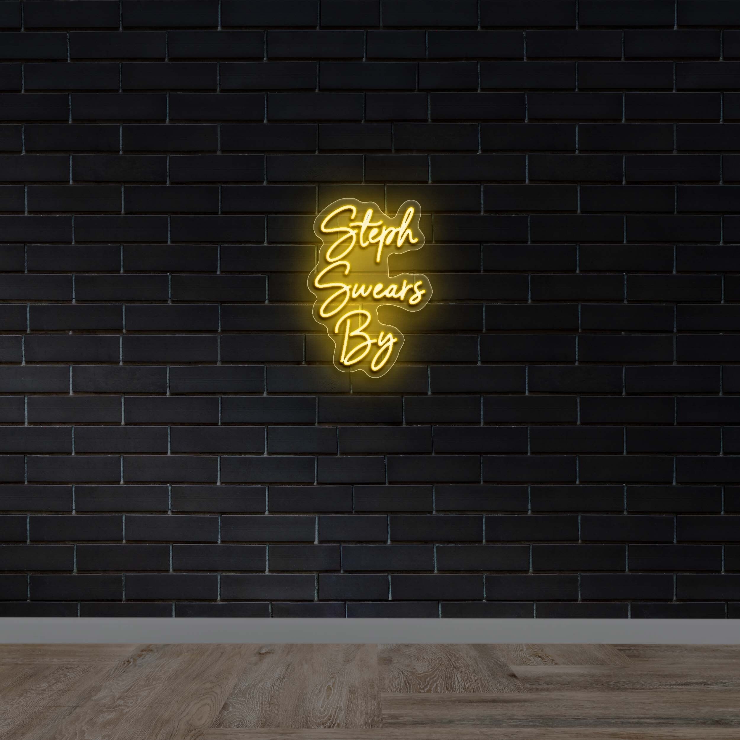 Steph Swears By - Premium Neon Artwork