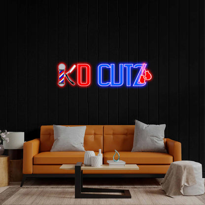 KO Cutz - Premium Neon Artwork