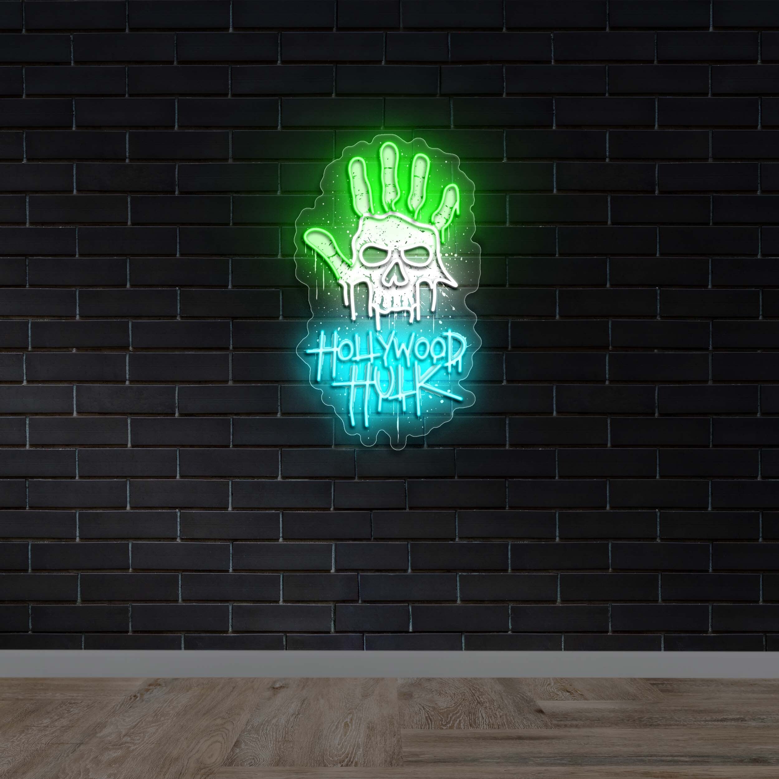 HOLLYWOOD HULK - Premium Neon Artwork