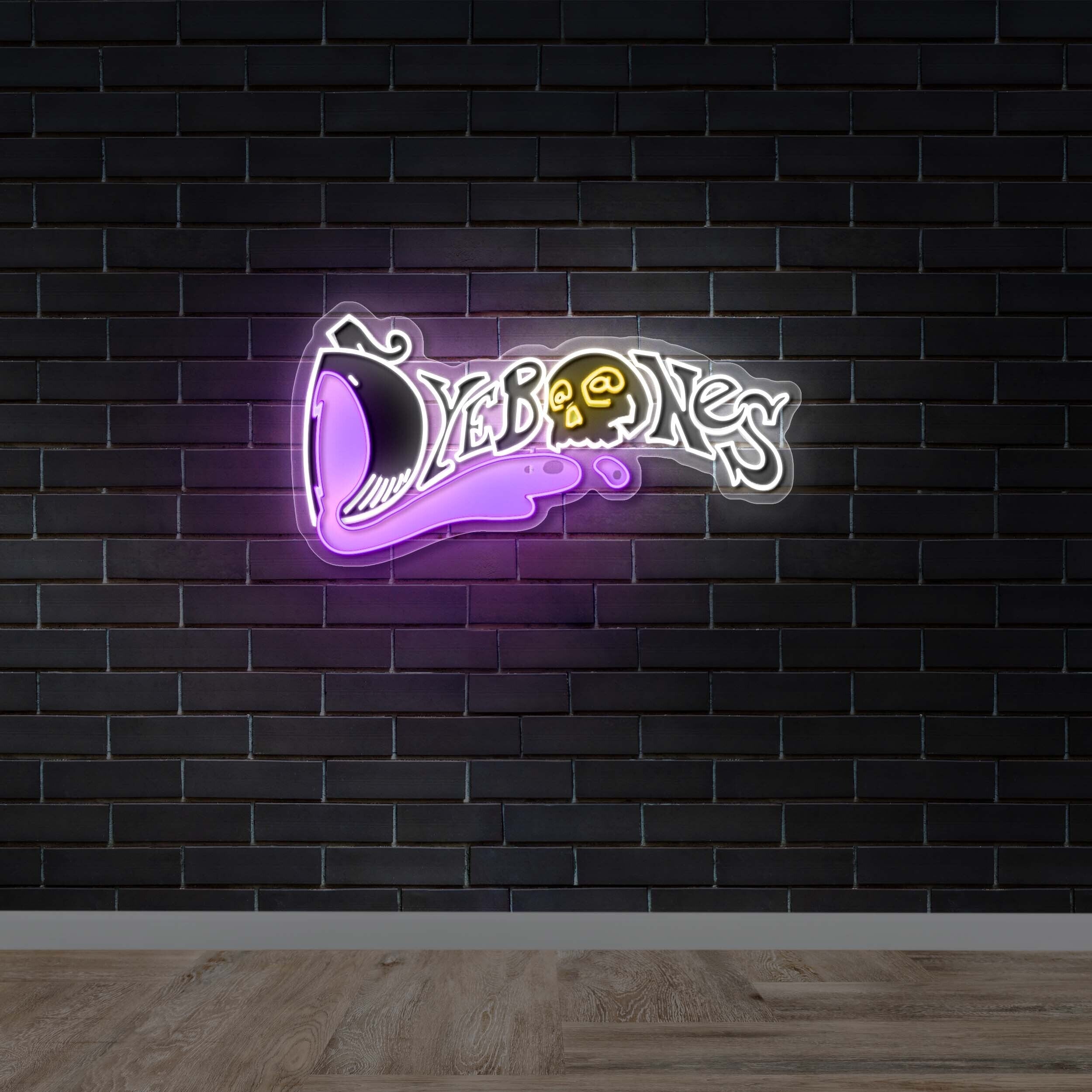 DYEBONES - Premium Neon Artwork