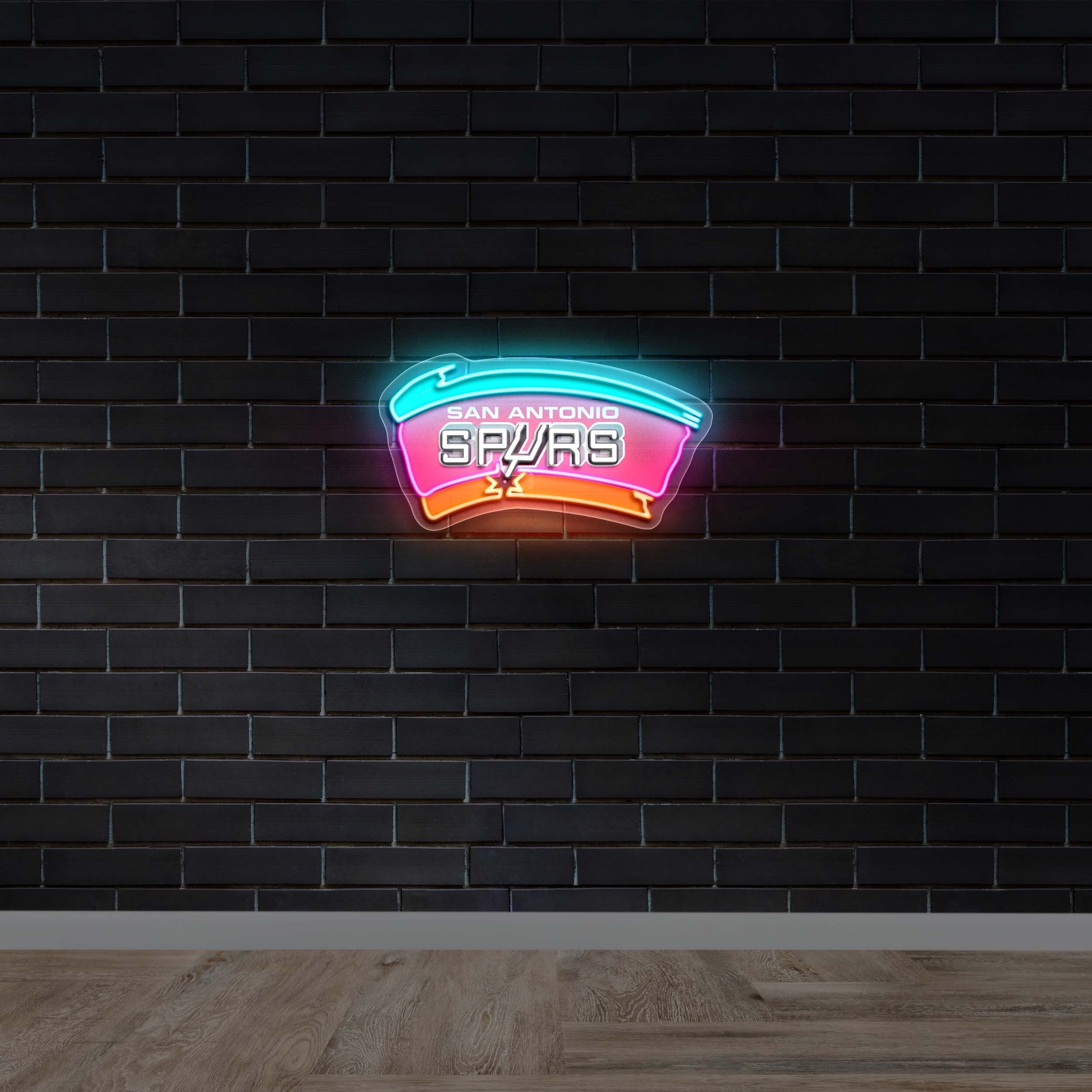 San Antonio Spurs - Premium Neon Artwork