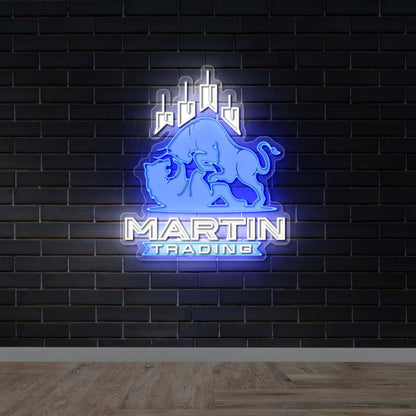 Martin Trading - Premium Neon Artwork