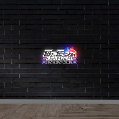 O&C Curb Appeal - Premium Neon Artwork