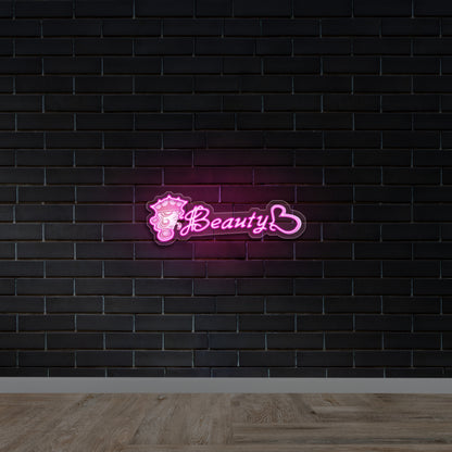 Beauty - Premium Neon Artwork