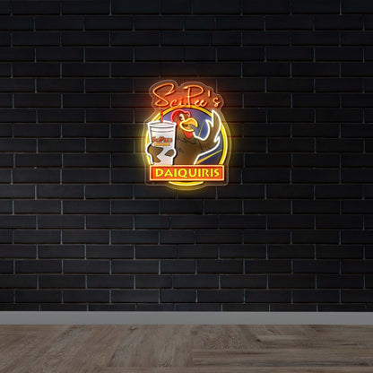 SciPee's Daiquiris - Premium Neon Artwork