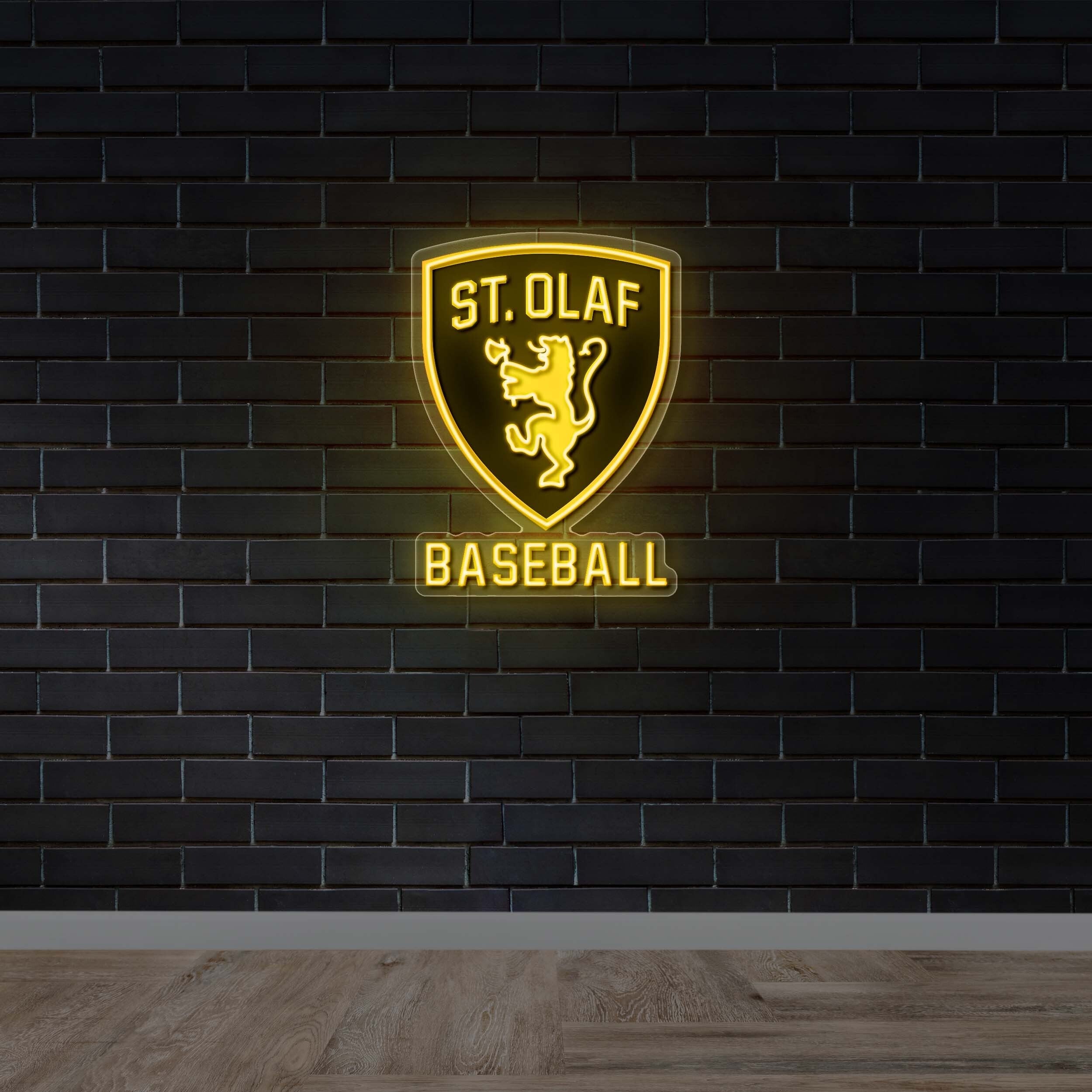 ST. OLAF BASEBALL - Premium Neon Artwork