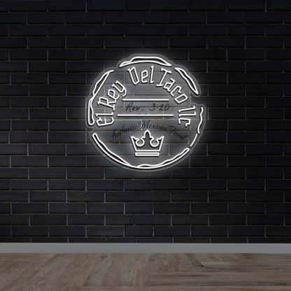 El Rey Del Taco - Premium Neon Artwork