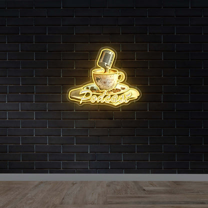 Podcast - Premium Neon Artwork