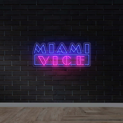 Miami Vice - Premium Neon Artwork