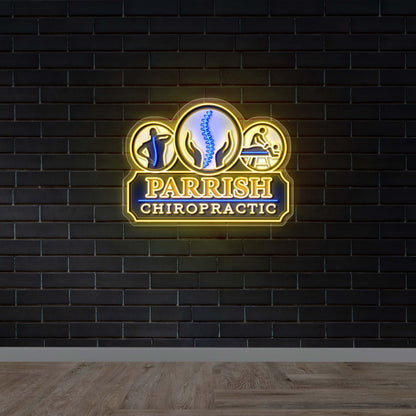 Parrish Chiropractic - Premium Neon Artwork