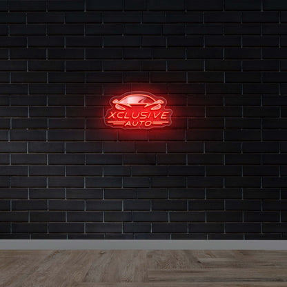 XCLUSIVE AUTO - Premium Neon Artwork
