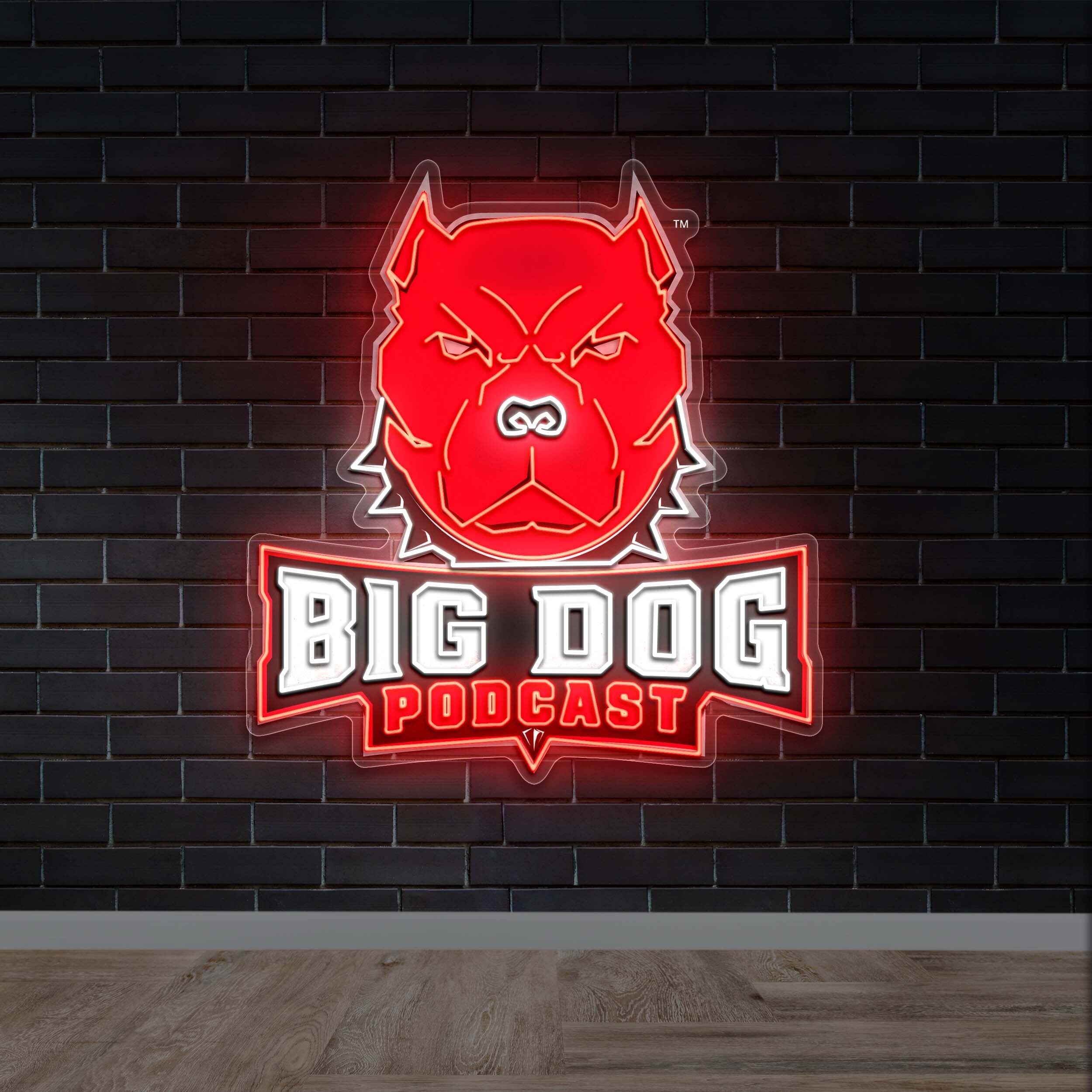 Big Dog Podcast - Premium Neon Artwork