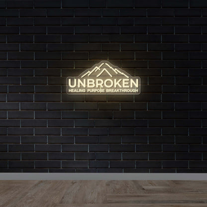 UNBROKEN | Backlit - Premium Neon Artwork