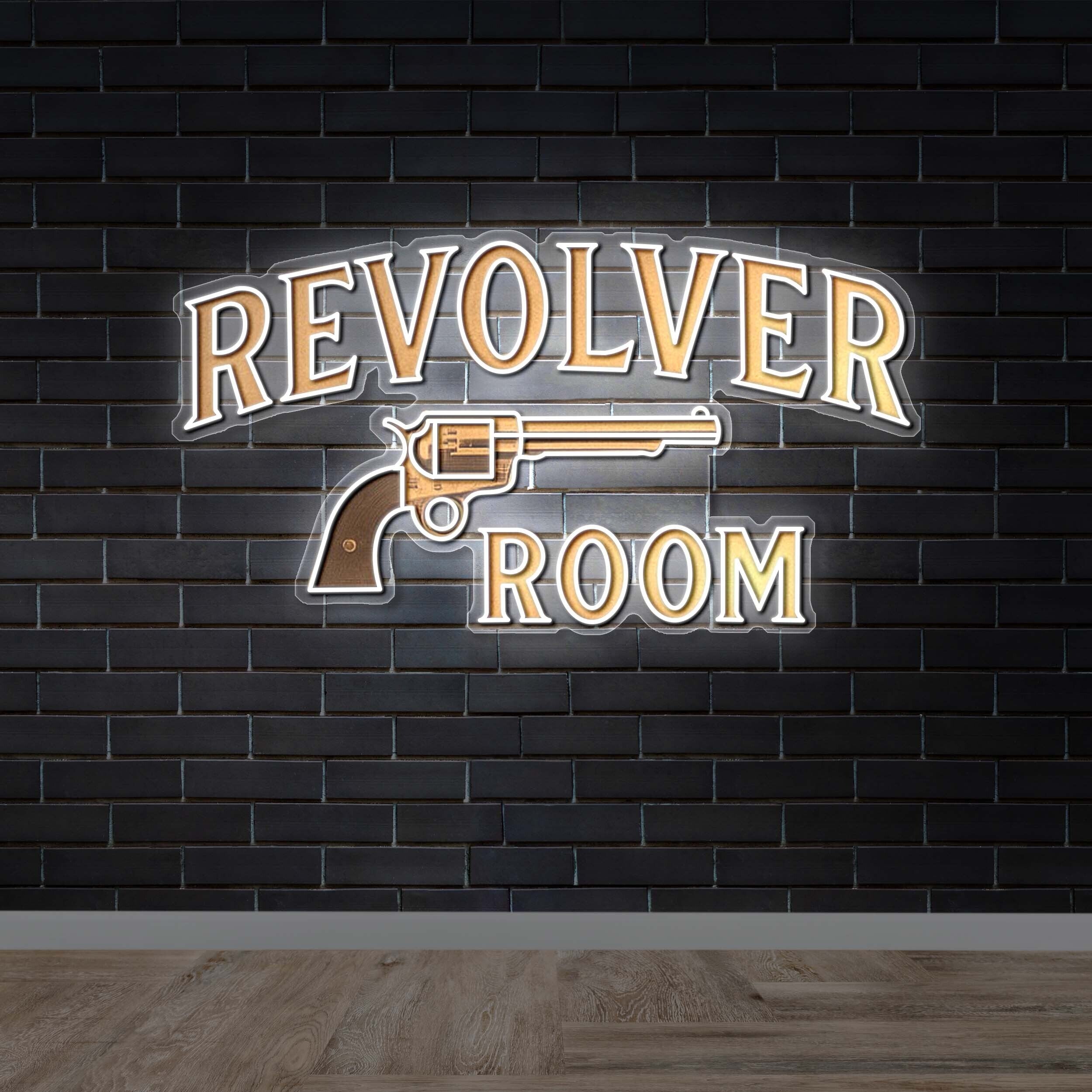 REVOLVER ROOM - Premium Neon Artwork