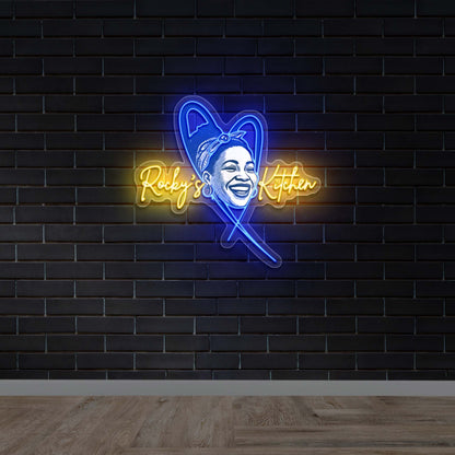 Rocky’s Kitchen - Premium Neon Artwork