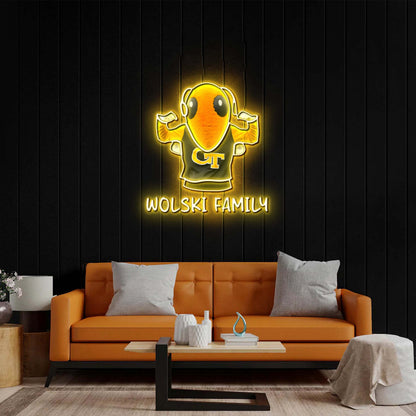 Wolski Family - Premium Neon Artwork