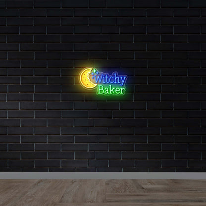 Witchy Baker - Premium Neon Artwork
