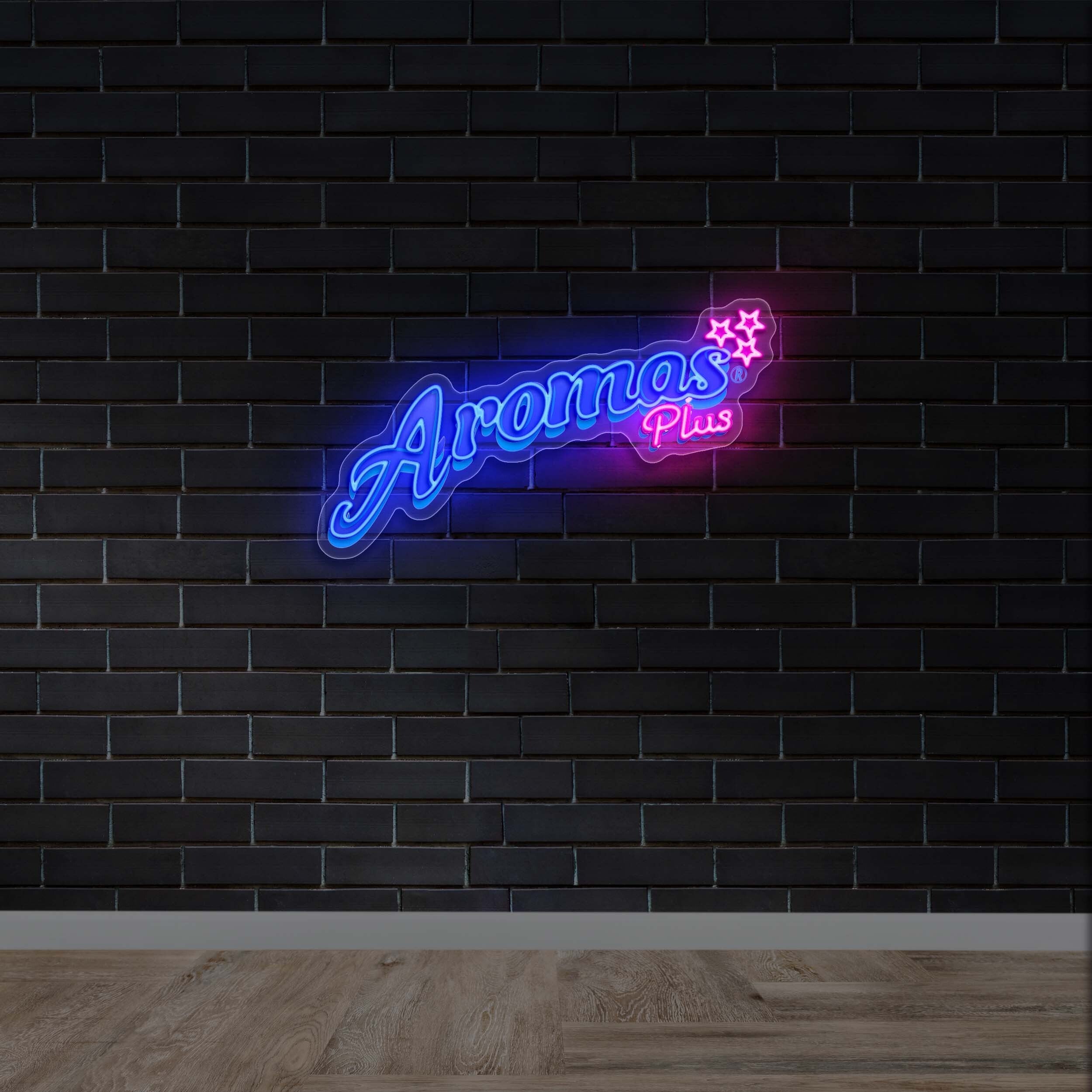 Aromas Plus - Premium Neon Artwork