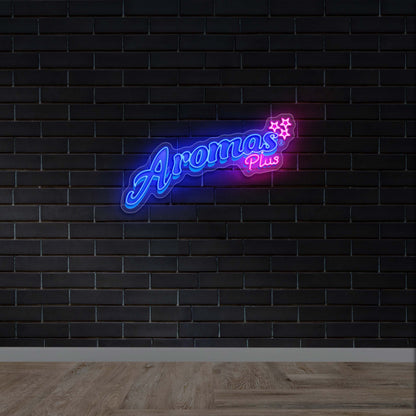 Aromas Plus - Premium Neon Artwork