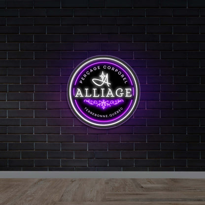 ALLIAGE - Premium Neon Artwork