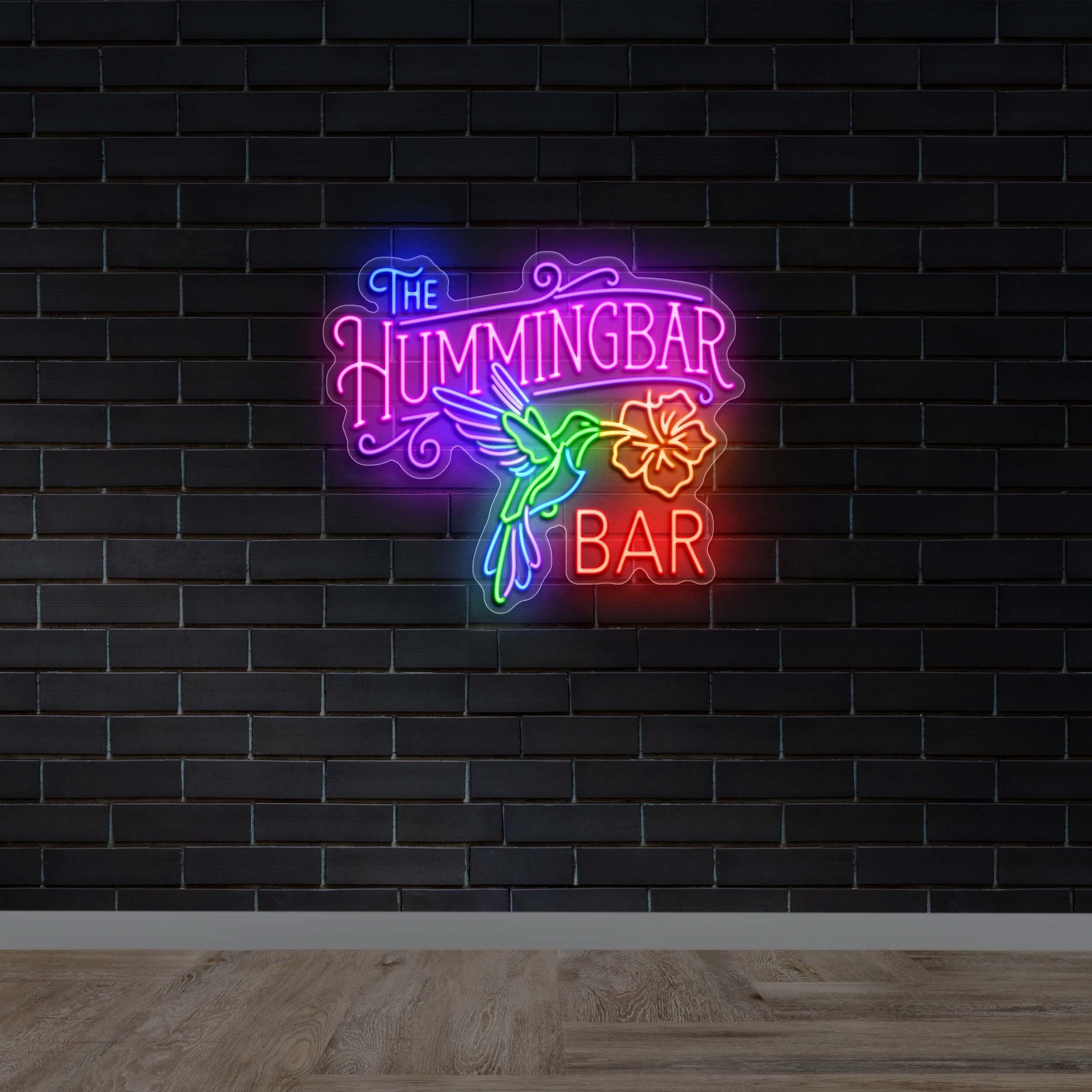Hummingbar - Premium Neon Artwork