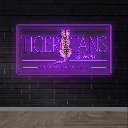 Tiger Tans & more - Premium Neon Artwork