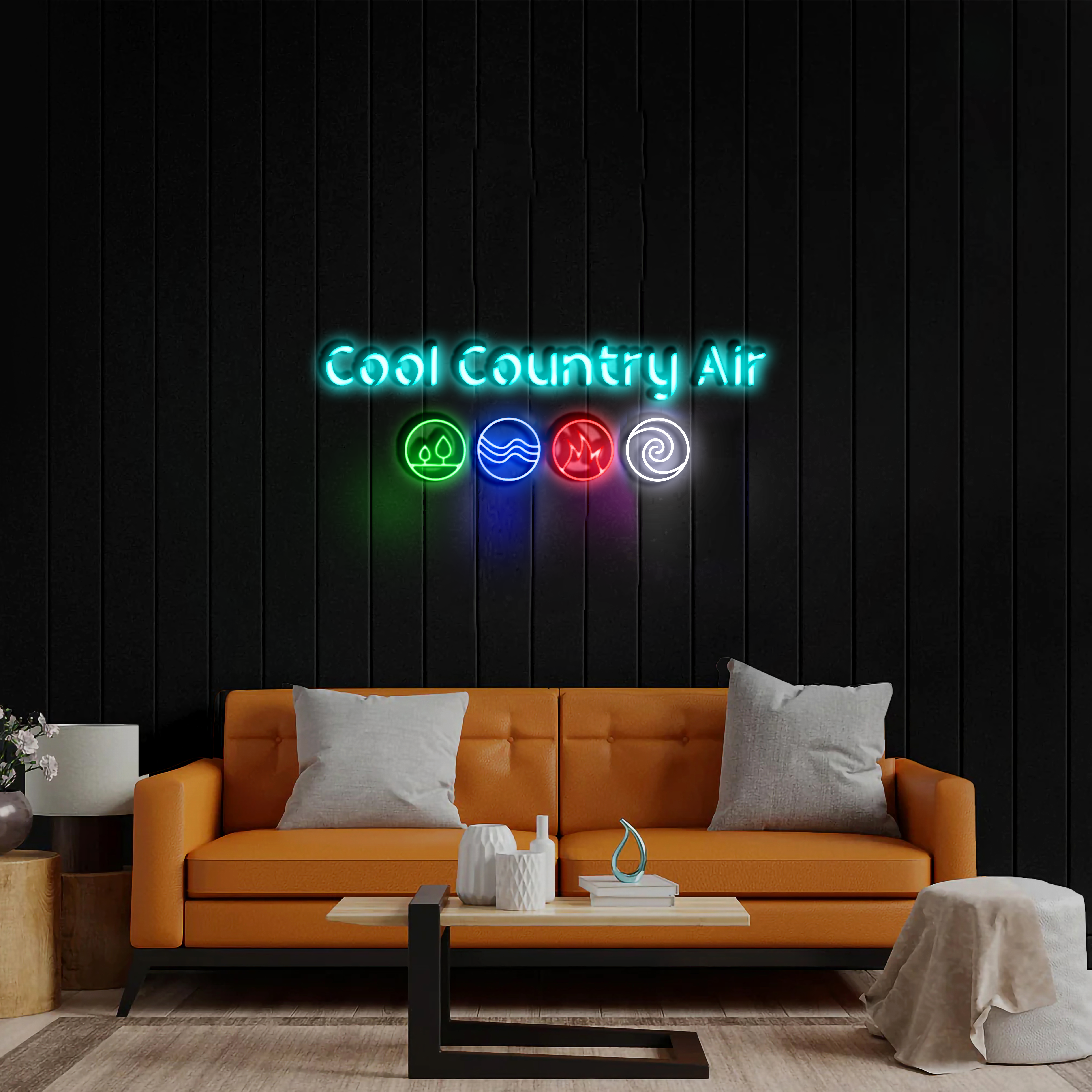Cool Country Air - Premium Neon Artwork