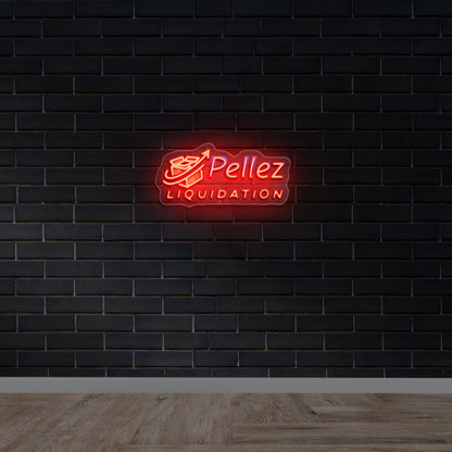 Pellez Liquidation - Premium Neon Artwork