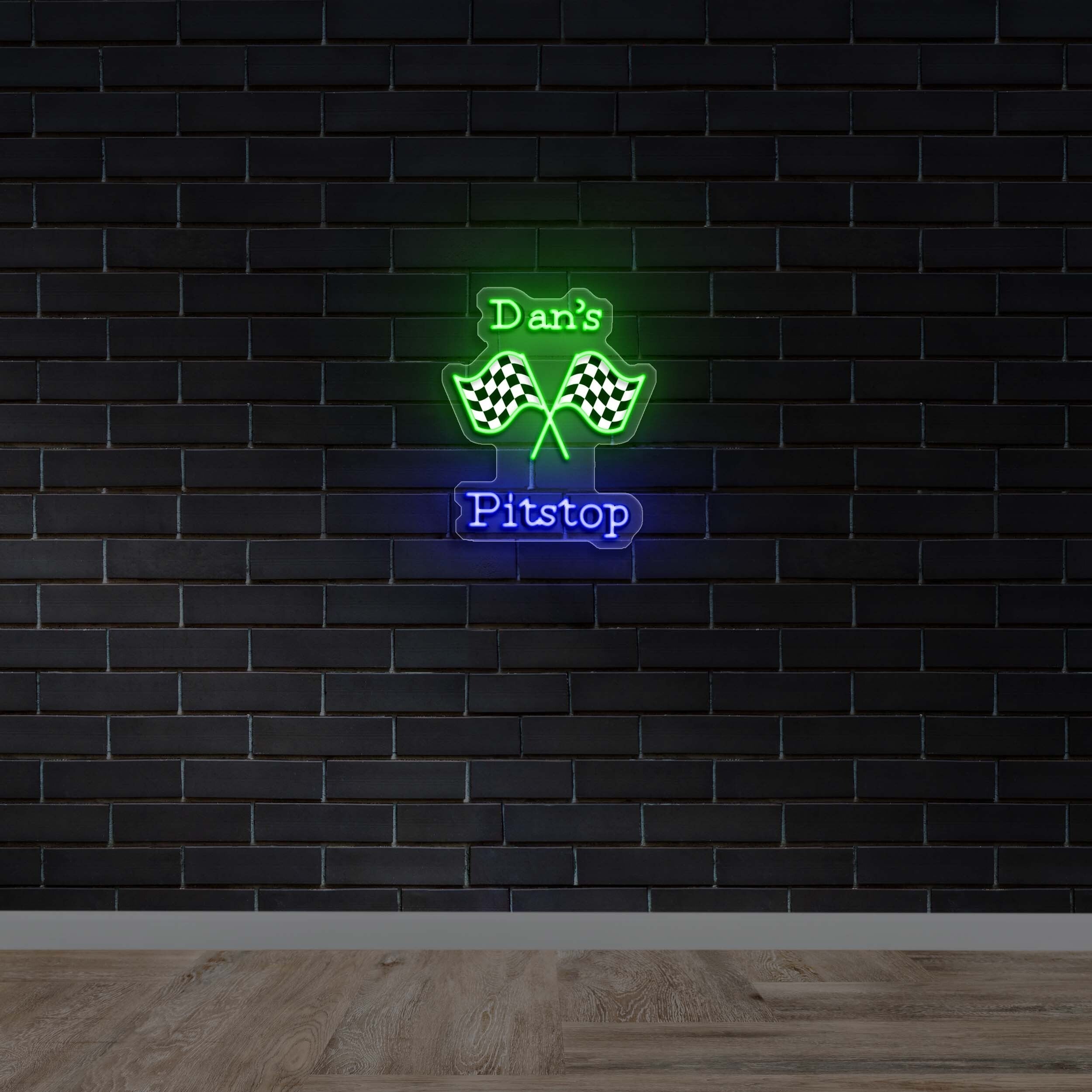 Dan's Pitstop - Premium Neon Artwork