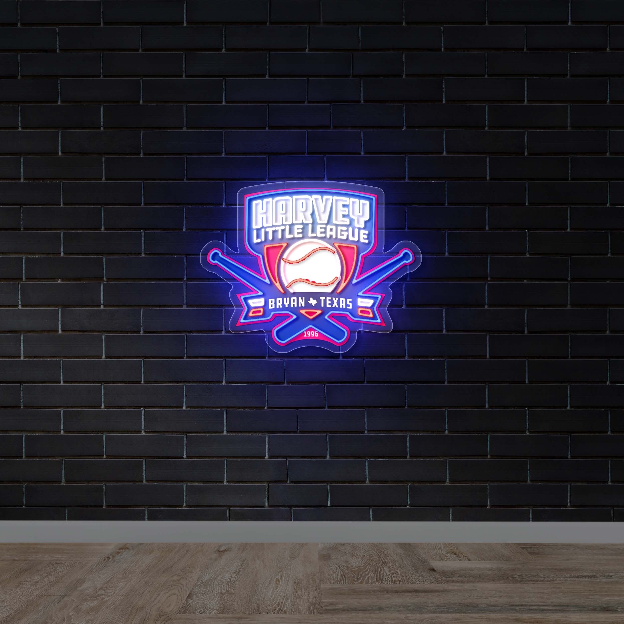 Harvey Little League Bryan Texas – Premium Neon Artwork
