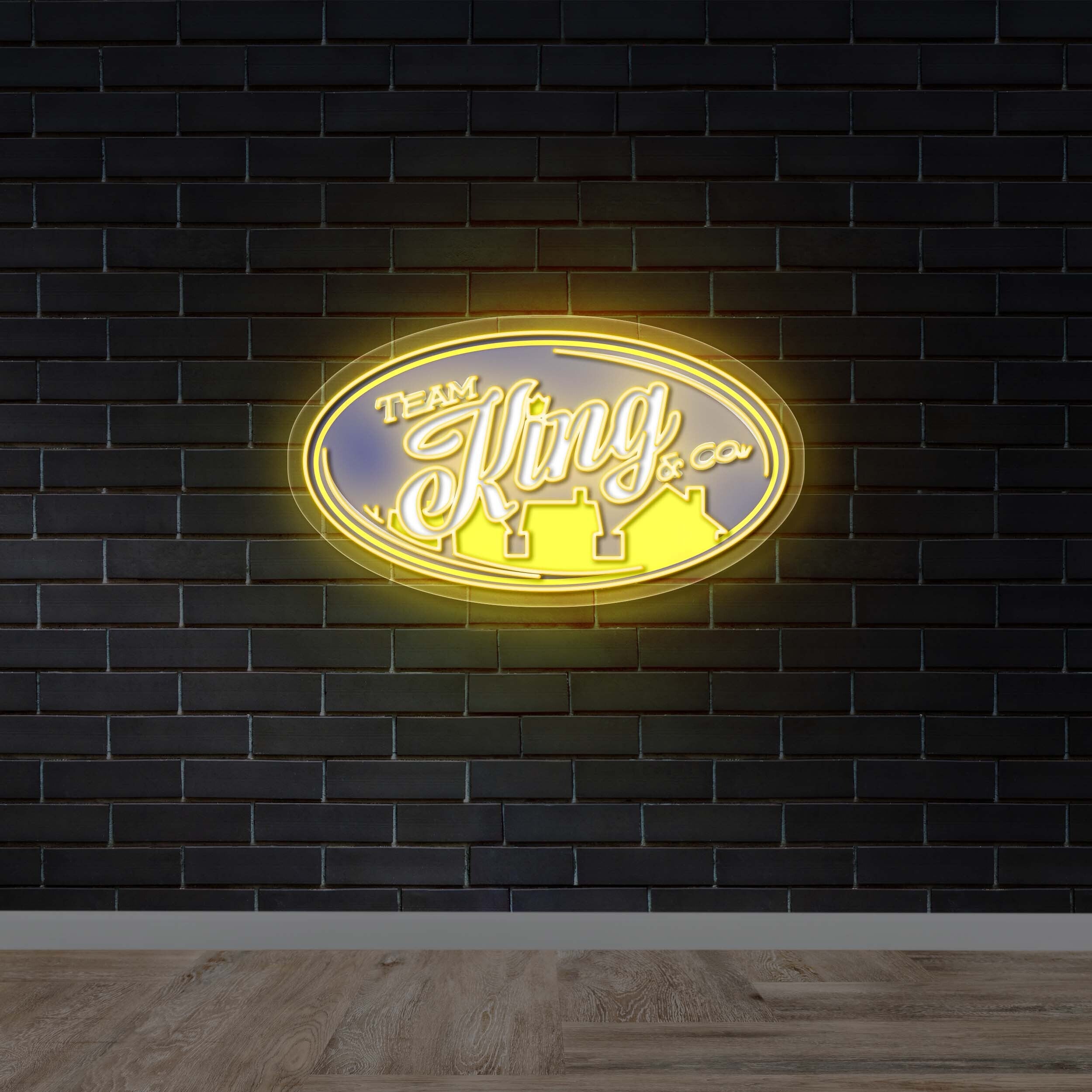Team King & Co - Premium Neon Artwork