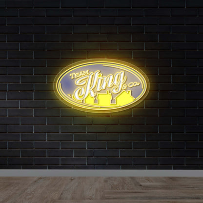 Team King & Co - Premium Neon Artwork