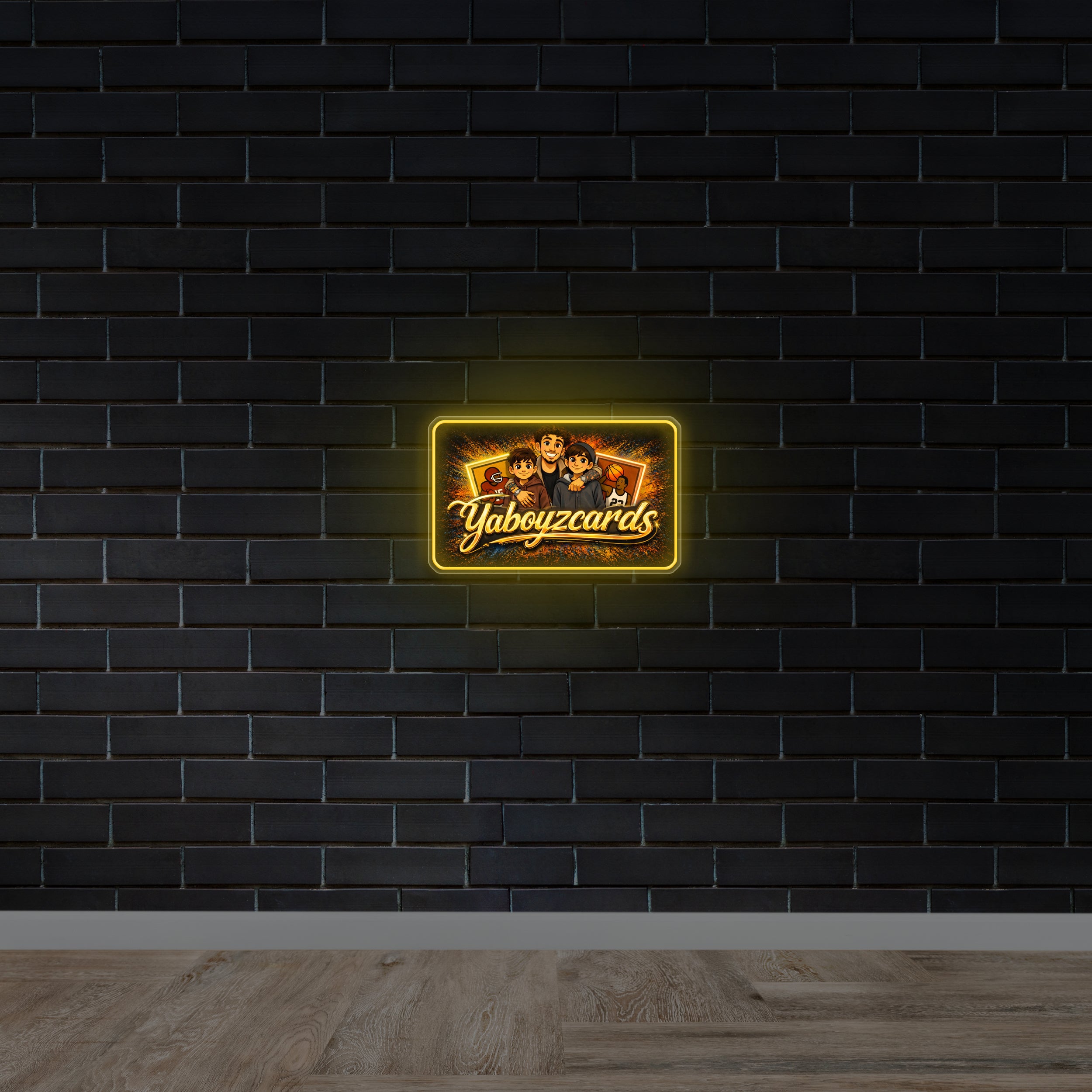 YaboyzCards | 2nd Version - Premium Neon Artwork
