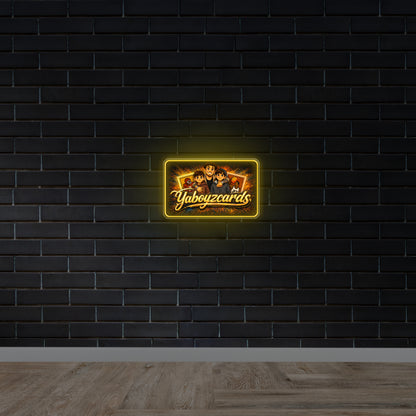 YaboyzCards | 2nd Version - Premium Neon Artwork