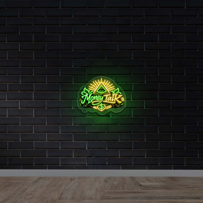 Money Talk - Premium Neon Artwork