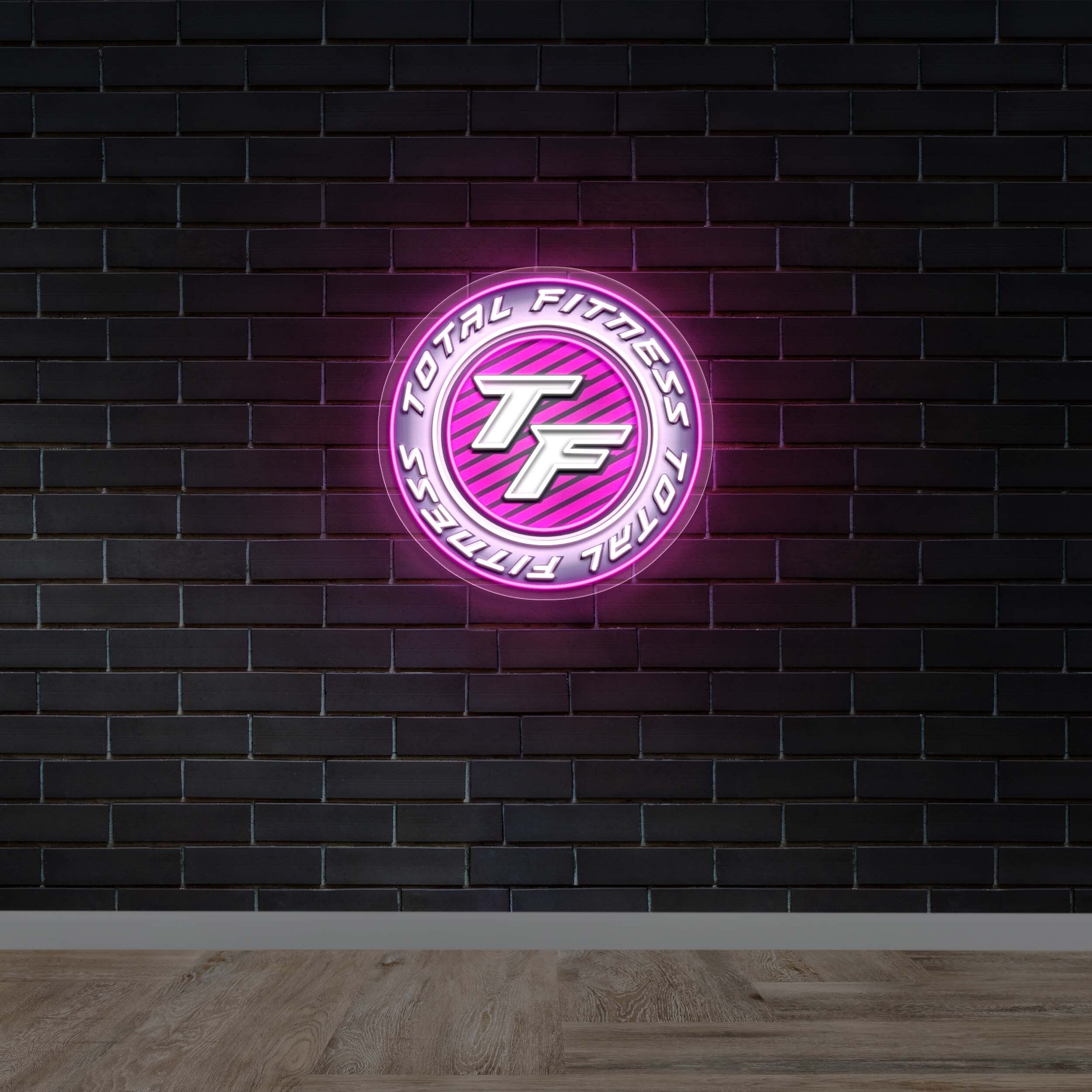TOTAL FITNESS - Premium Neon Artwork