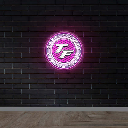 TOTAL FITNESS - Premium Neon Artwork