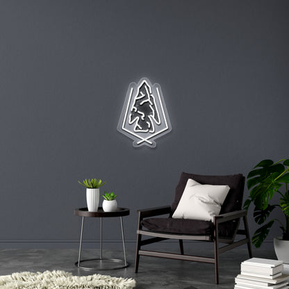 Broadhead Apparel Co logo - Premium Neon Artwork