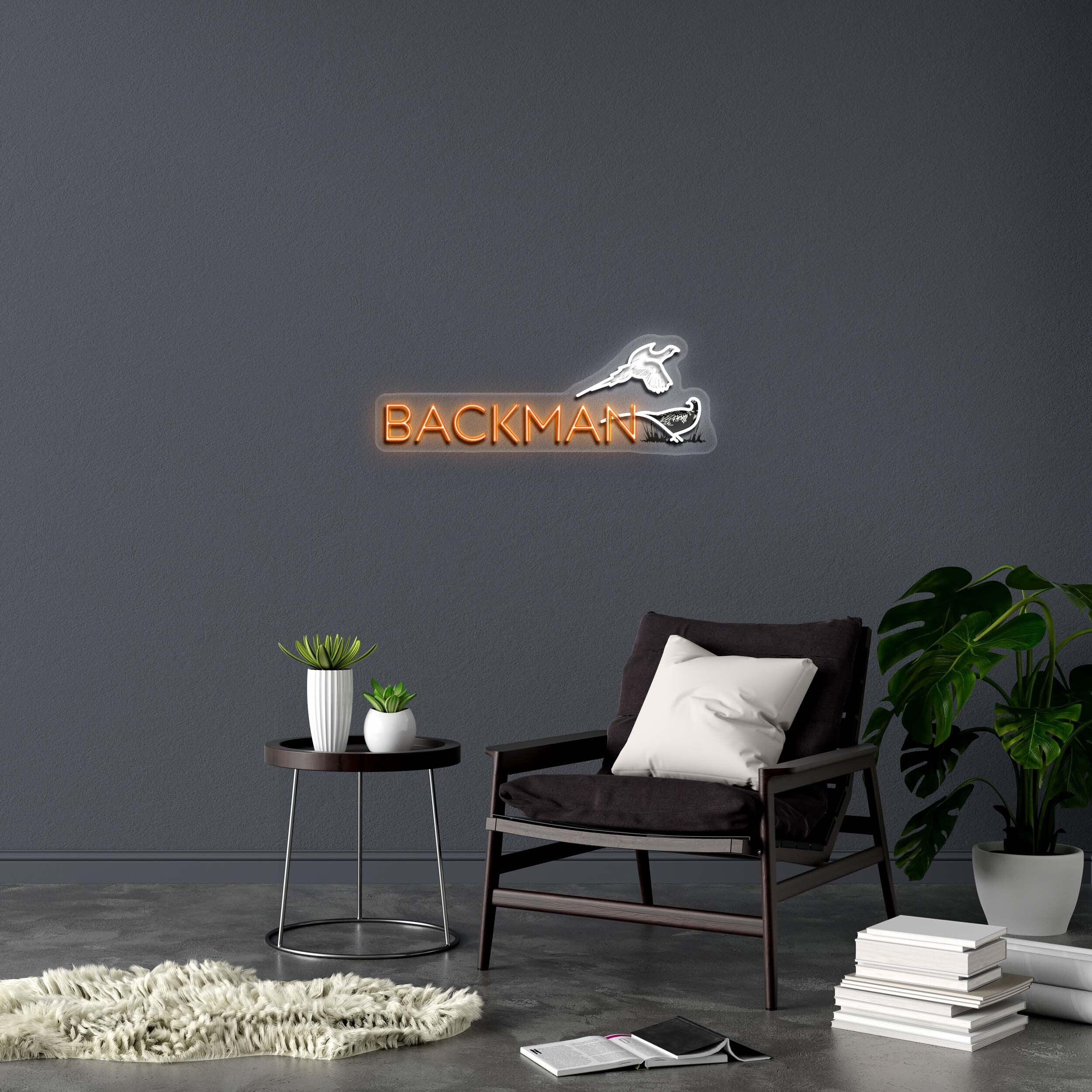 BACKMAN - Premium Neon Artwork