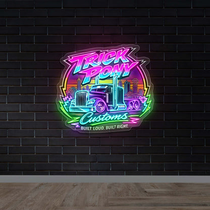 TRICK PONY - Premium Neon Artwork