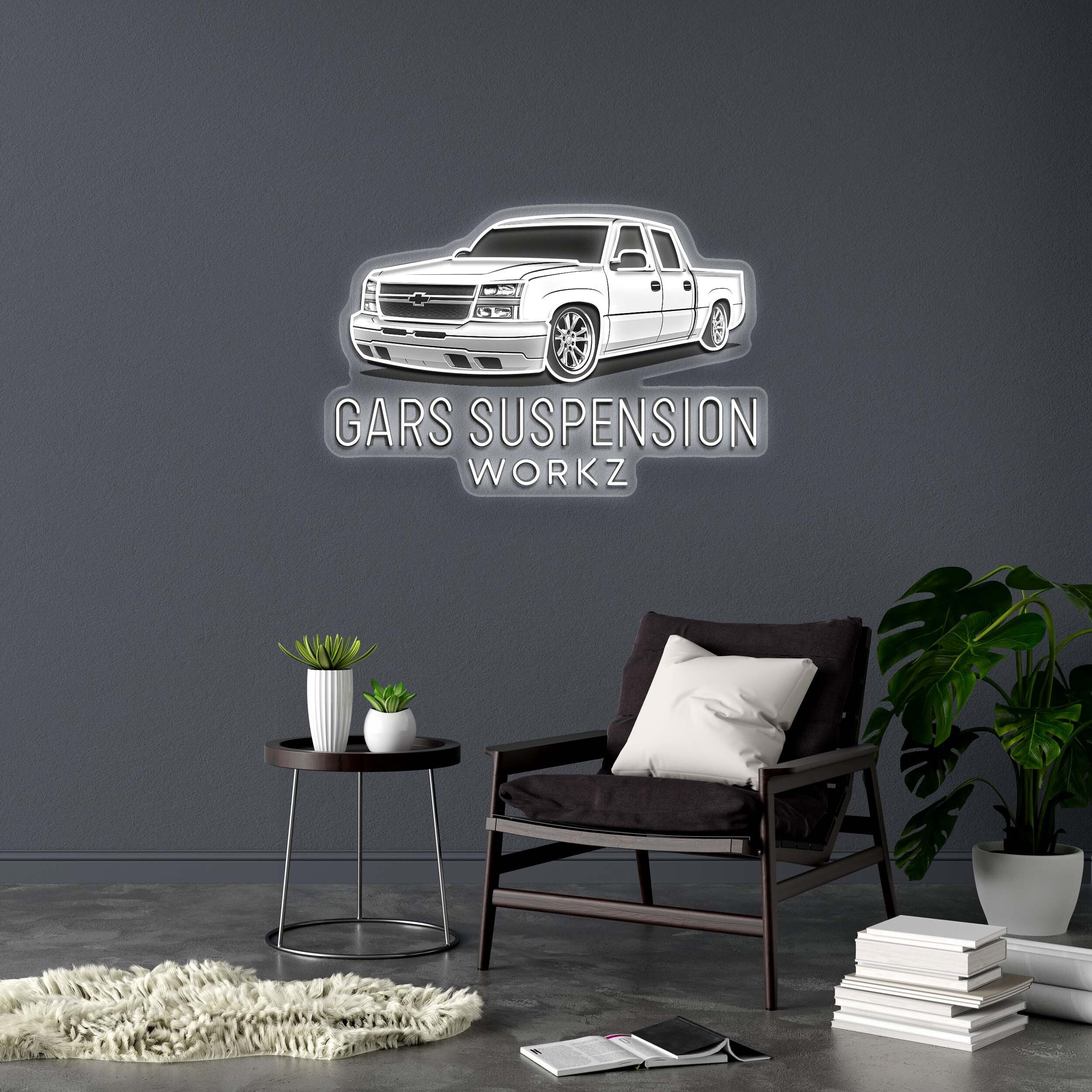 GARS SUSPENSION WORKZ - Premium Neon Artwork