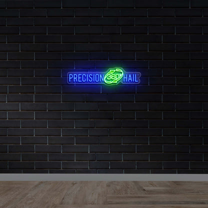 Precision 360 Hail - Premium Neon Artwork