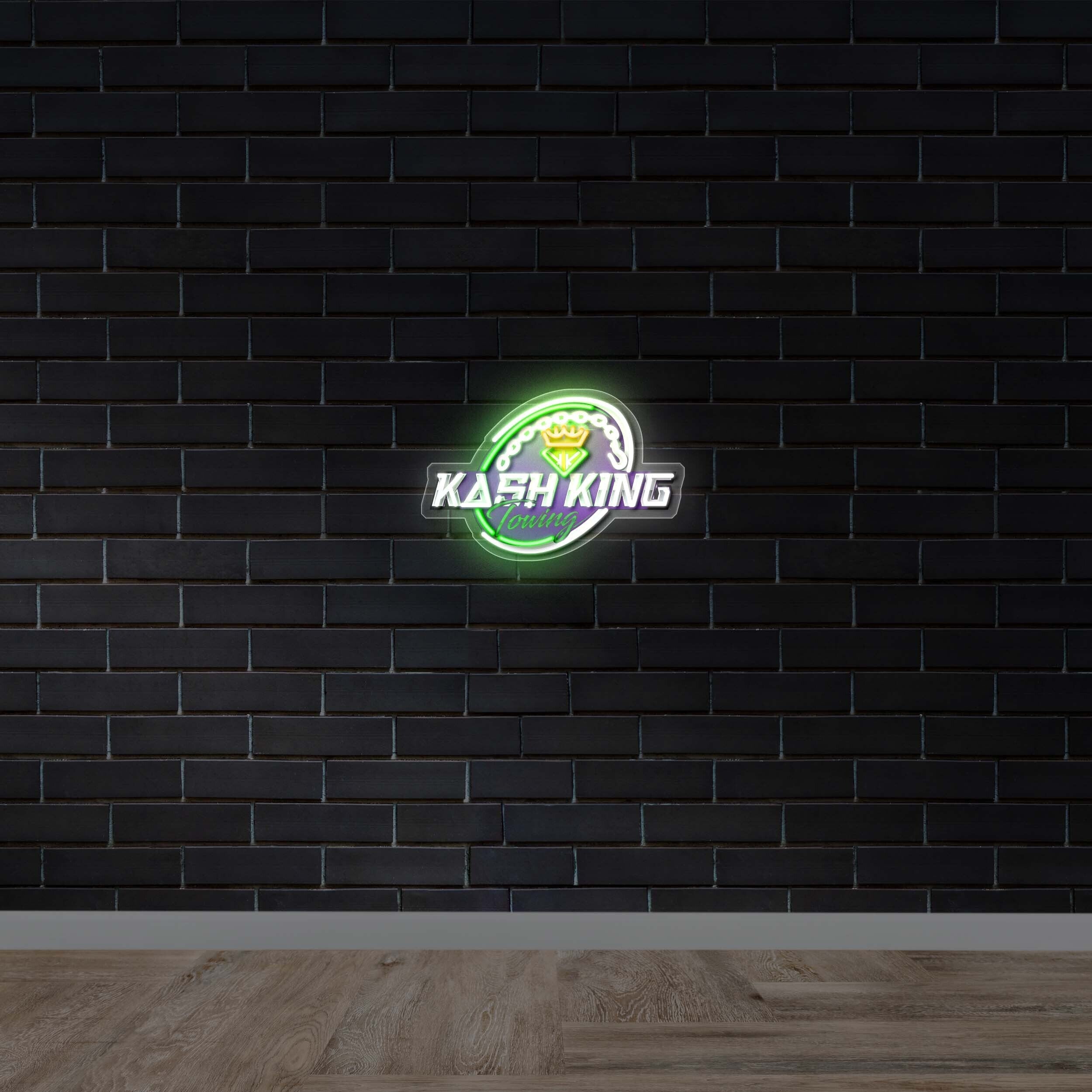 Kash King Towing - Premium Neon Artwork