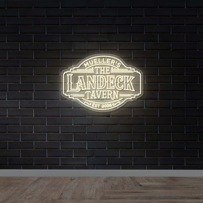 THE LANDECK TAVERN - Premium Neon Artwork