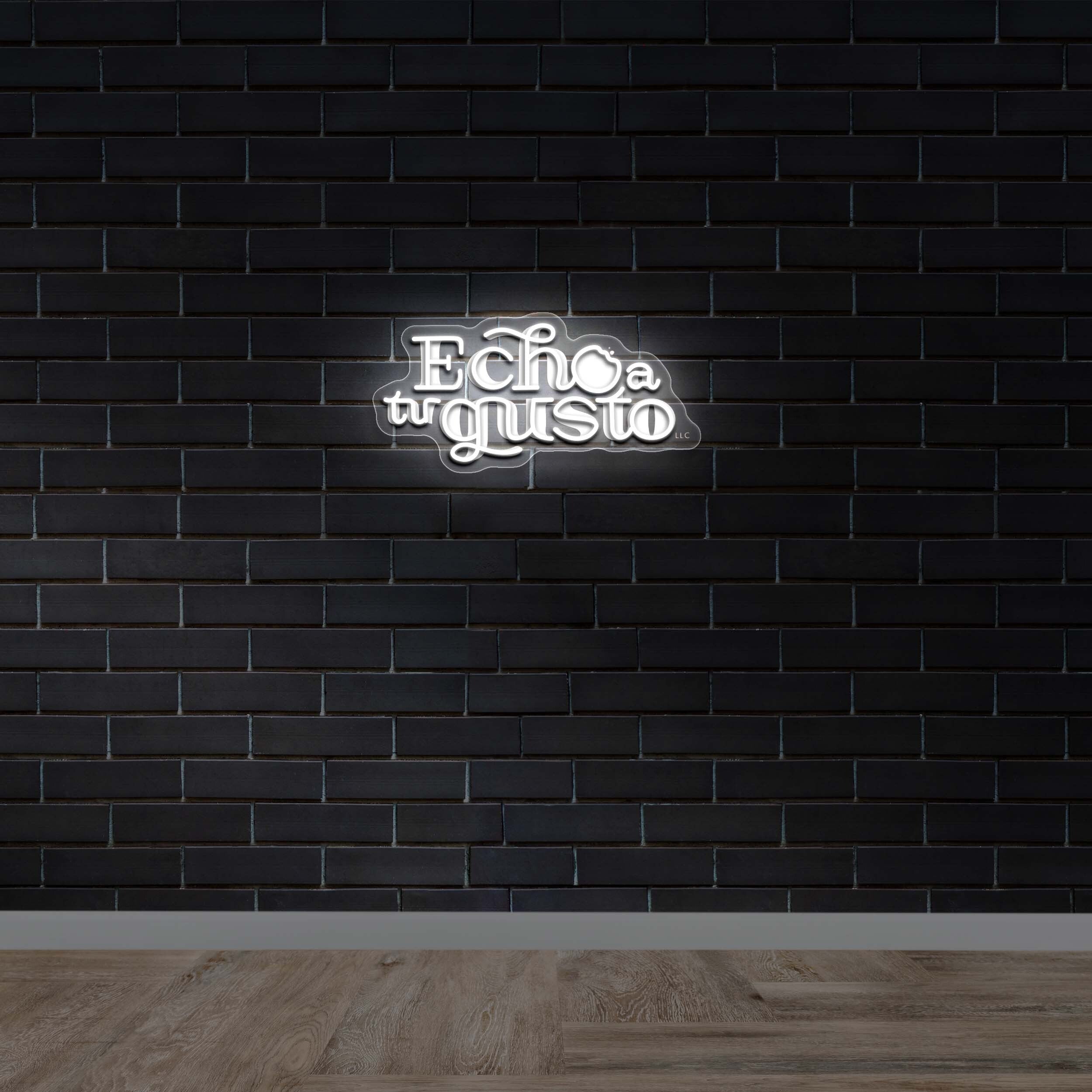 Echo a tu Gusto - Premium Neon Artwork