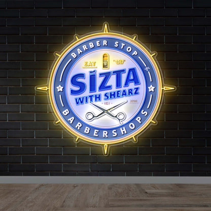 Sizta with Shearz - Premium Neon Artwork