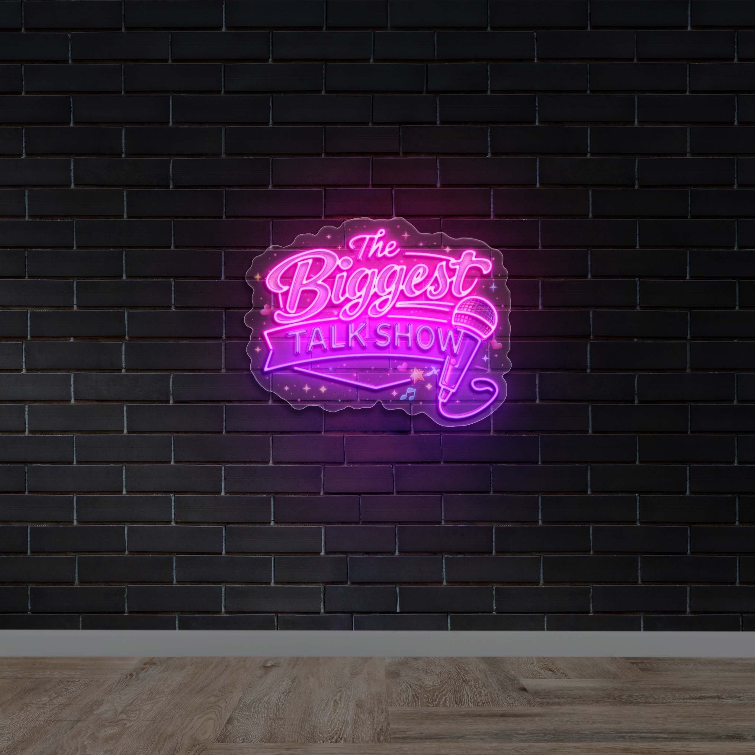 The Biggest Talk show - Premium Neon Artwork